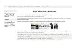 Desktop Screenshot of baselrestaurant.com
